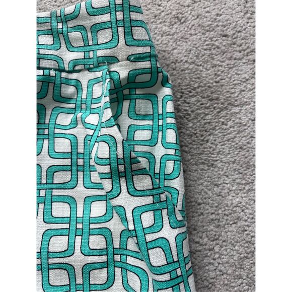 NWT TRINA TURK Moss 2 Pant In Turquoise In Blue, $300 Sz 4 G9 - Picture 7 of 9
